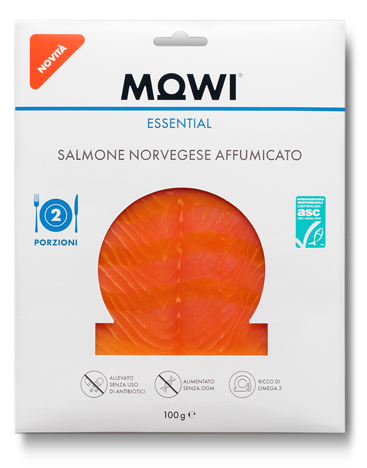 Salmone Norvegese Affumicato Mowi Essential, 100g