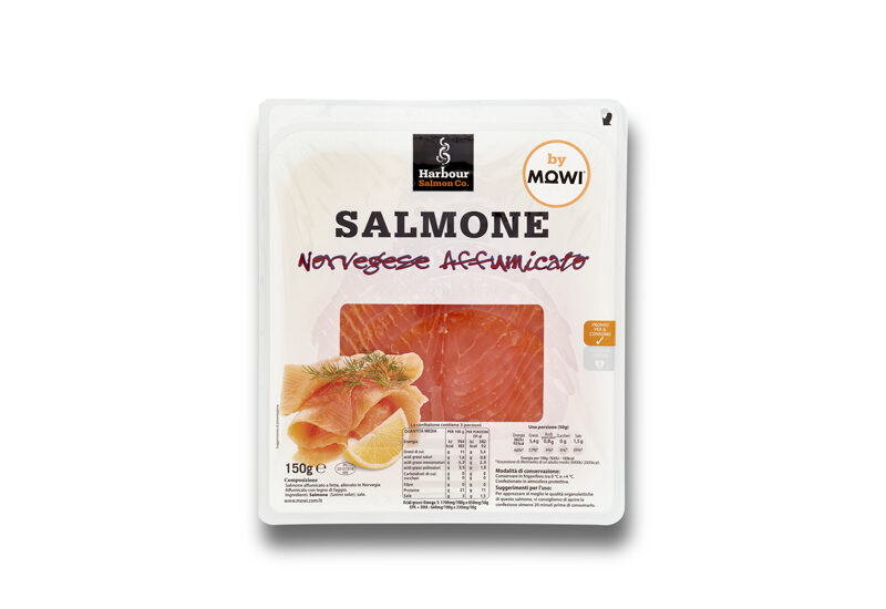 Salmone norvegese affumicato Harbour Salmon Co. da 150g.