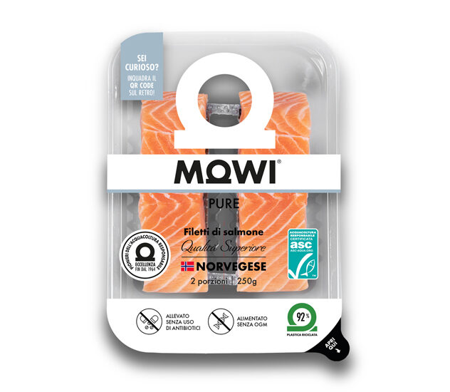 Filetti di salmone Mowi Pure Norvegese 2 porzioni 250g